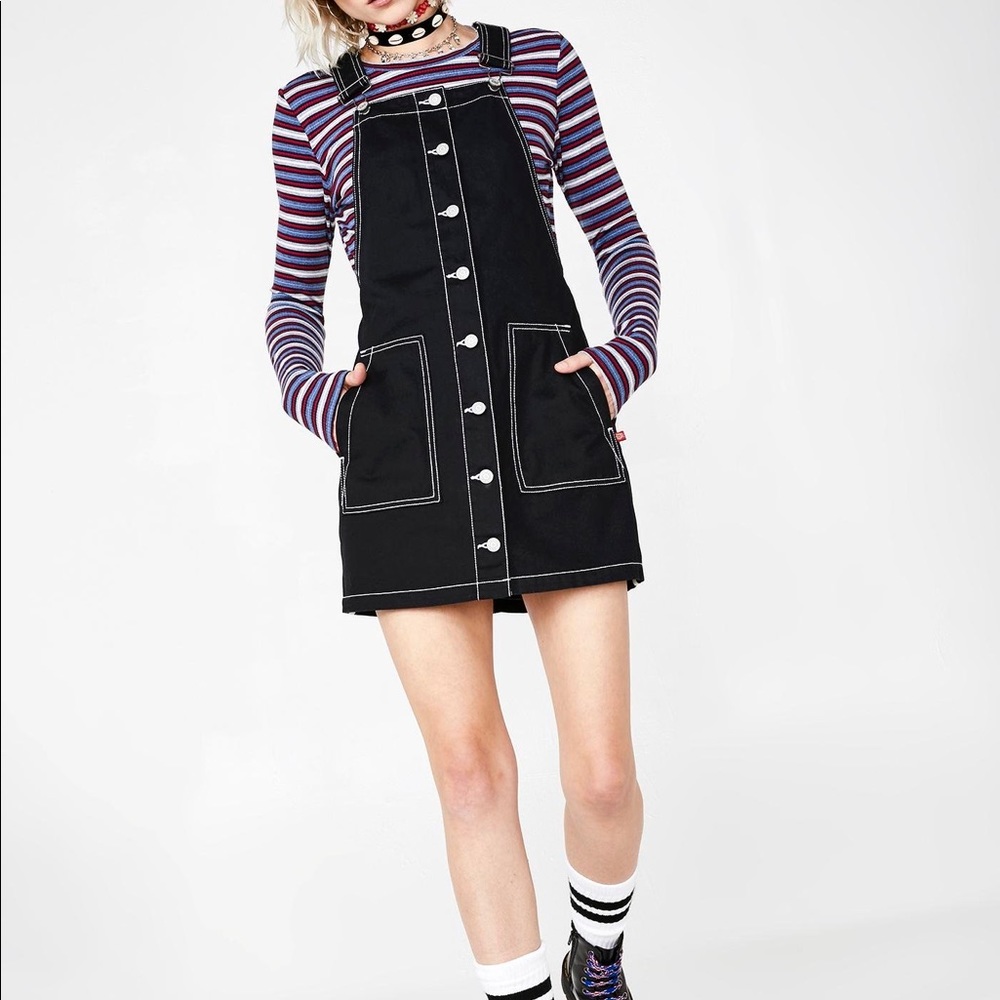 Dickies button down overall dress